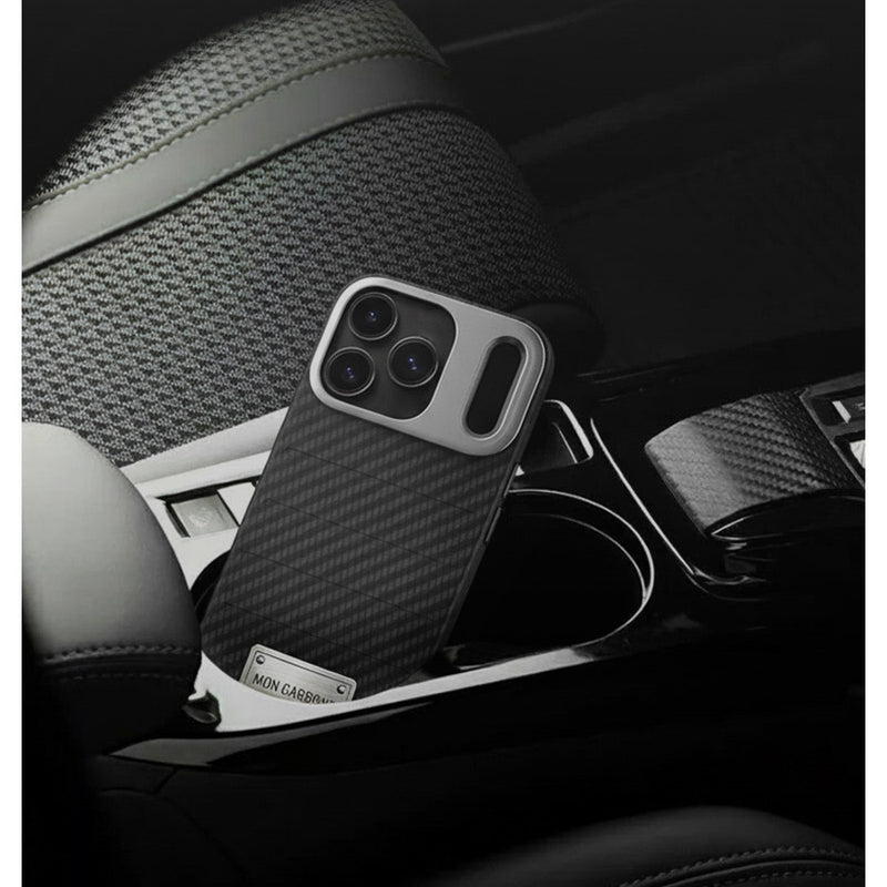 Black Diamond iPhone 17 系列磁吸支架式防彈纖維手機殼