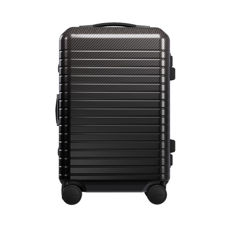 BLACKDIAMOND碳纖維行李箱拉鍊版 亮面黑