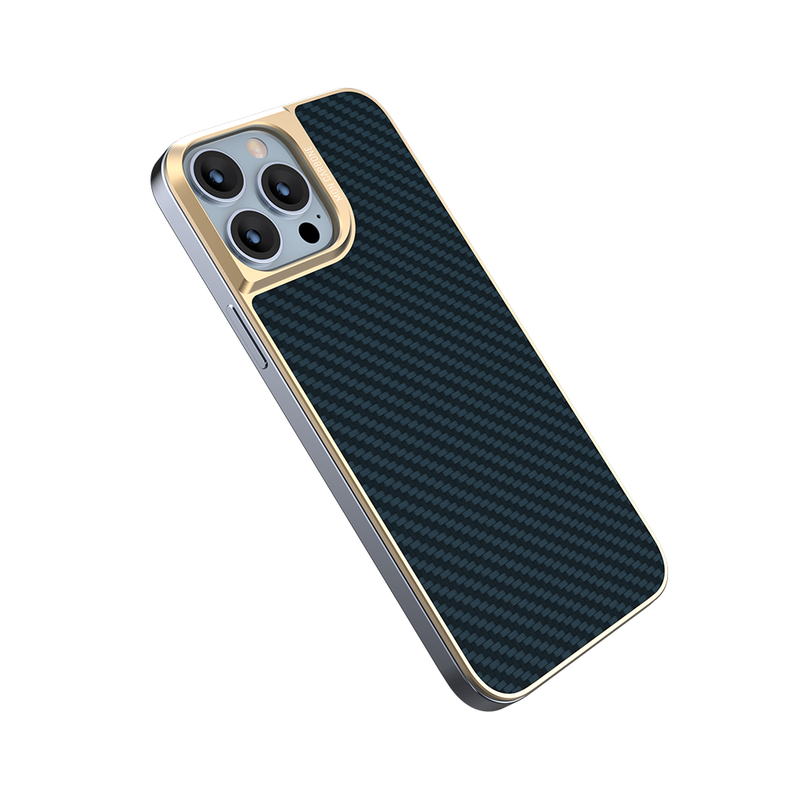 防彈纖維鋁合金背框 iPhone 13 系列 - 寶藍金
