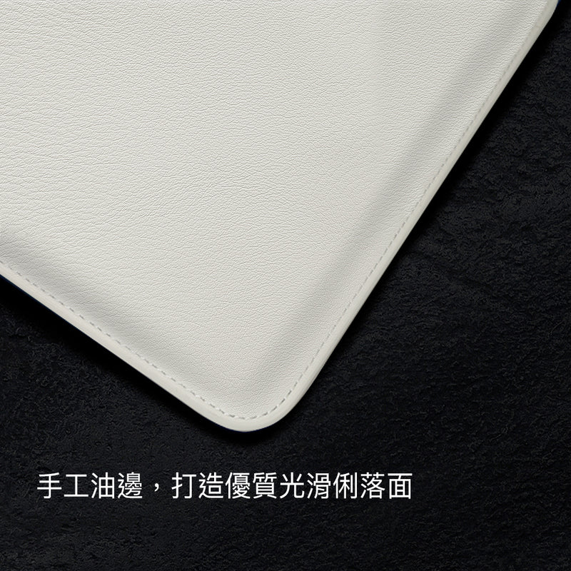iPad Air / iPad Pro義大利Napa皮革保護套 – 象牙白