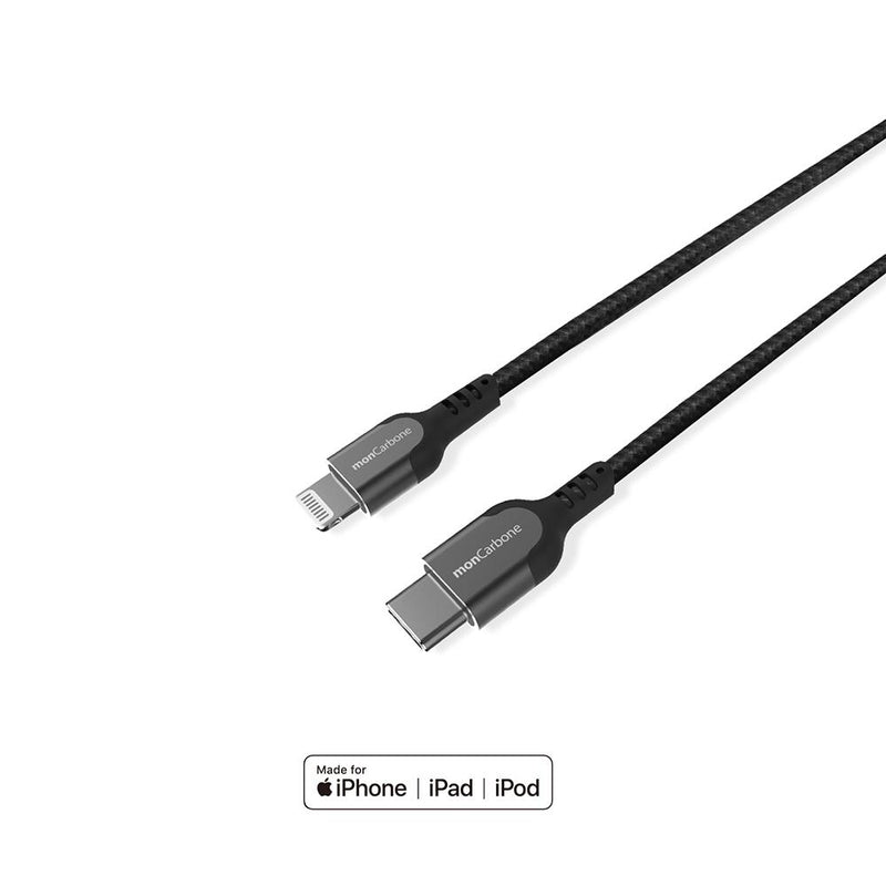 鋁合金 MFi USB-C to Lightning 快速充電傳輸線