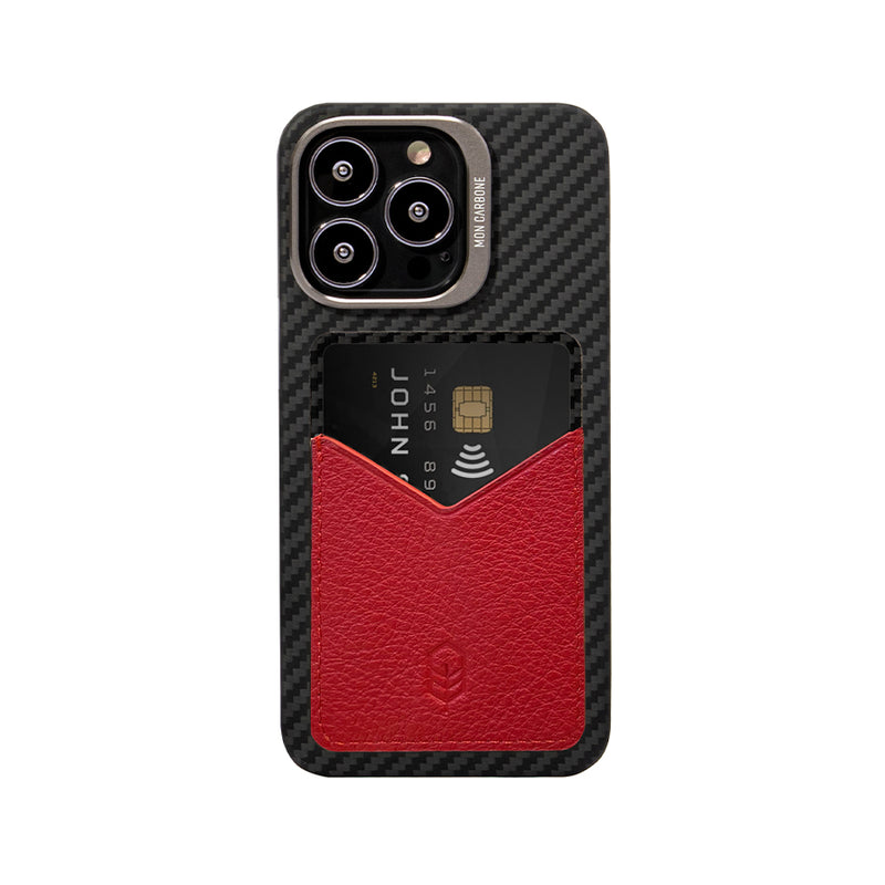 皮革口袋保護殼 iPhone 13 系列 –  烈焰紅