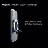 超強磁吸防彈纖維保護殼與 JUSTCLICK AIR 碳纖維車座組合 - iPhone 14 系列