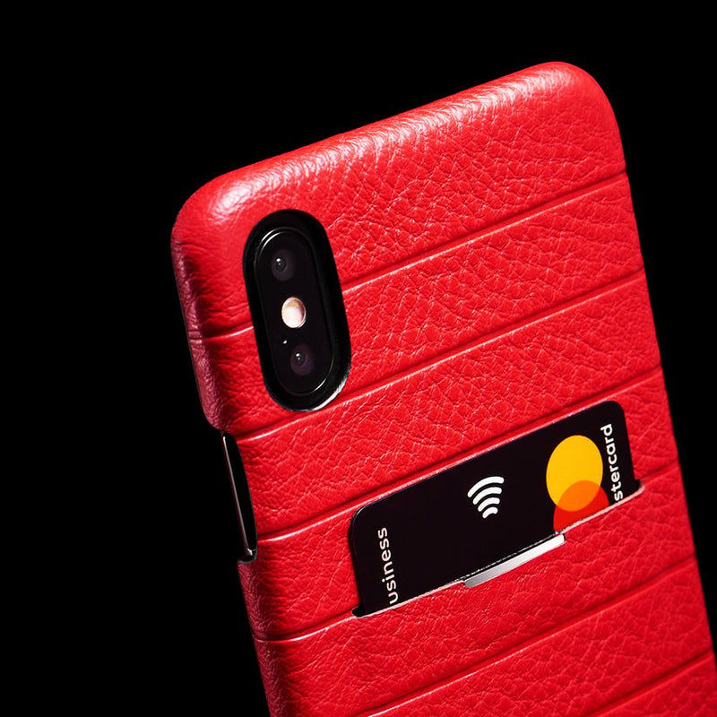 皮革口袋保護殼 iPhone XS / XS Max 系列  - 紅